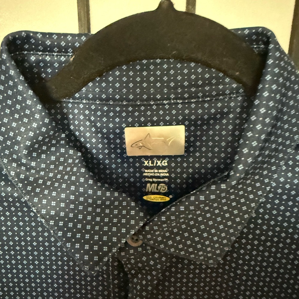 Blue and White Patterned Fabric - image 3